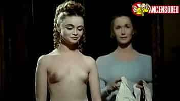 Emmanuelle Béart nude scenes in Un Amour interdit (1984) video