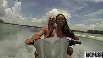 Teens Ride the Party Boat video starring Eva Saldana - Mofos.com video