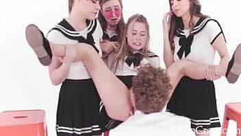 A Very Rough Gangbang With Teen Students video