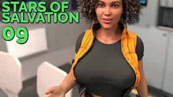 STARS OF SALVATION Ep.09 – Naughty Sci-Fi adventures with busty and horny women in space video