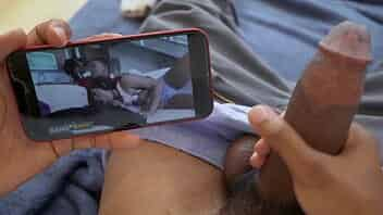 BANGBROS - Dude Watches Himself Deliver The Big Black Cock To Julz Gotti On His Phone video